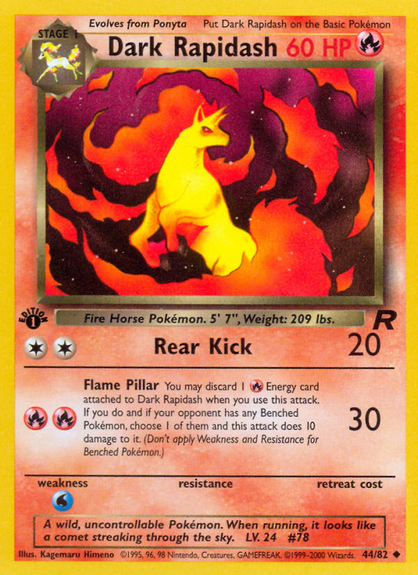 Dark Rapidash (44/82) [Team Rocket 1st Edition] | GnG Games