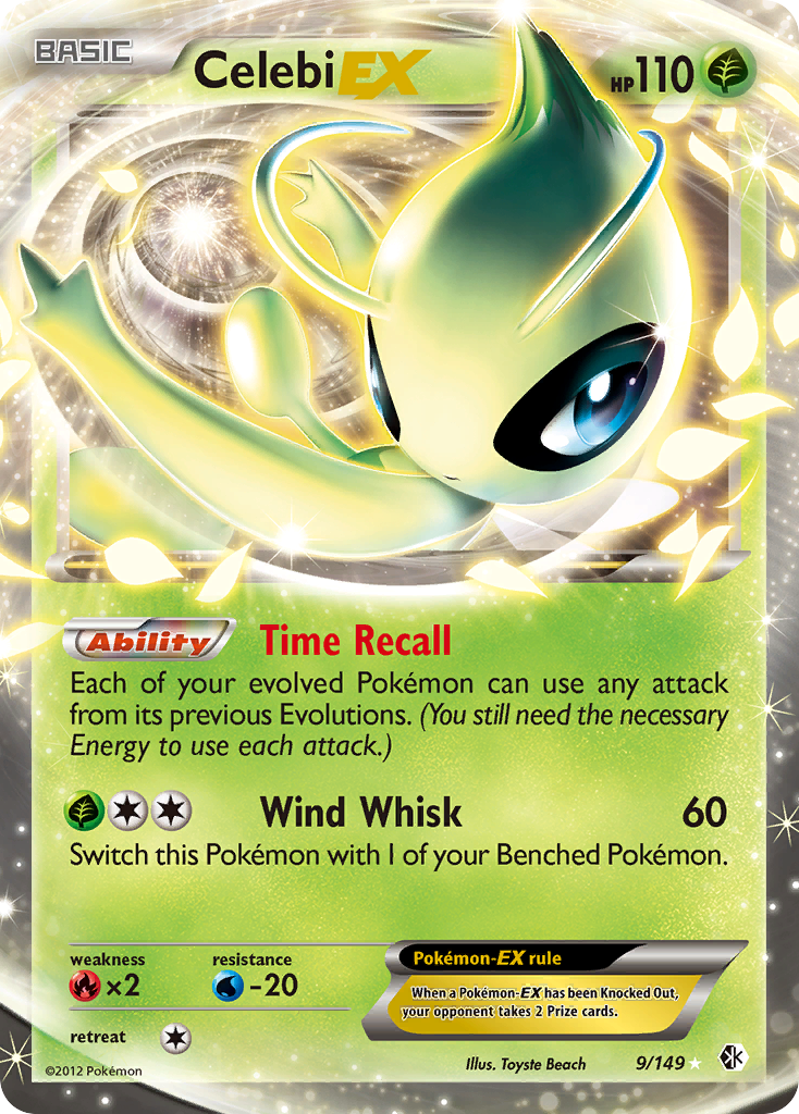 Celebi EX (9/149) [Black & White: Boundaries Crossed] | GnG Games