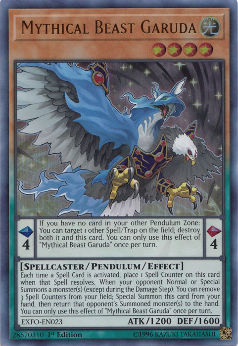 Mythical Beast Garuda [EXFO-EN023] Ultra Rare | GnG Games