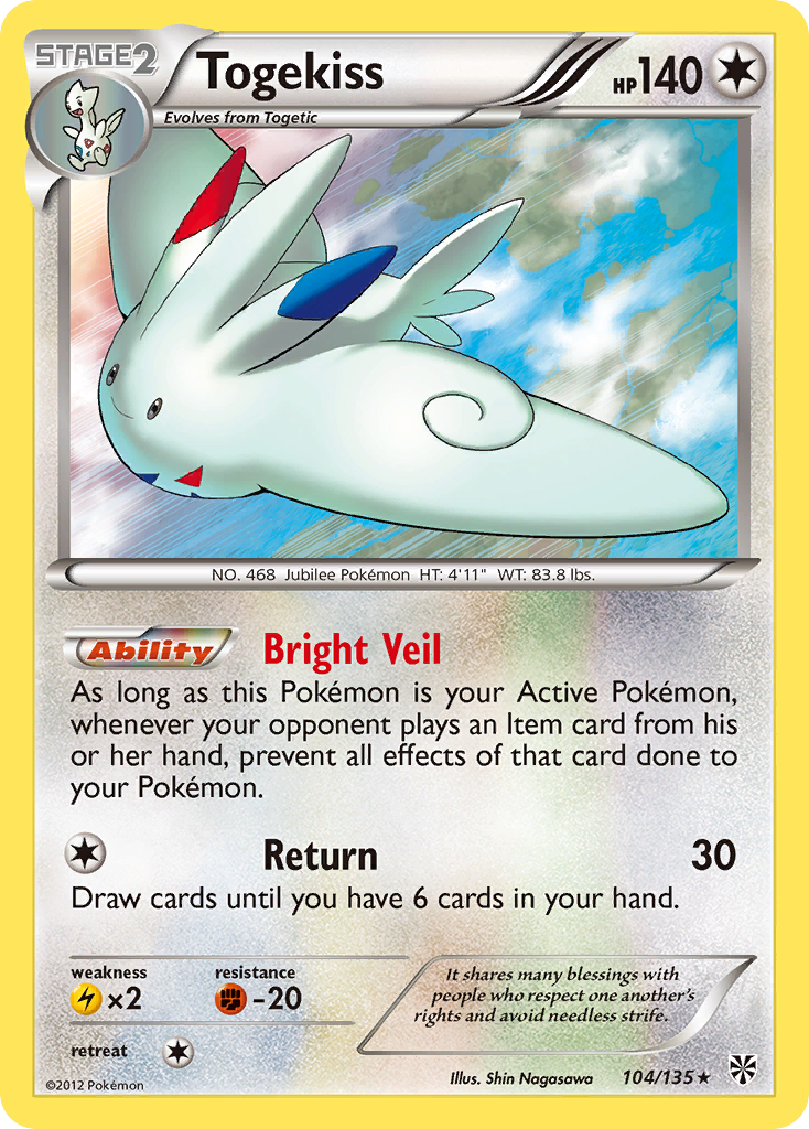 Togekiss (104/135) [Black & White: Plasma Storm] | GnG Games