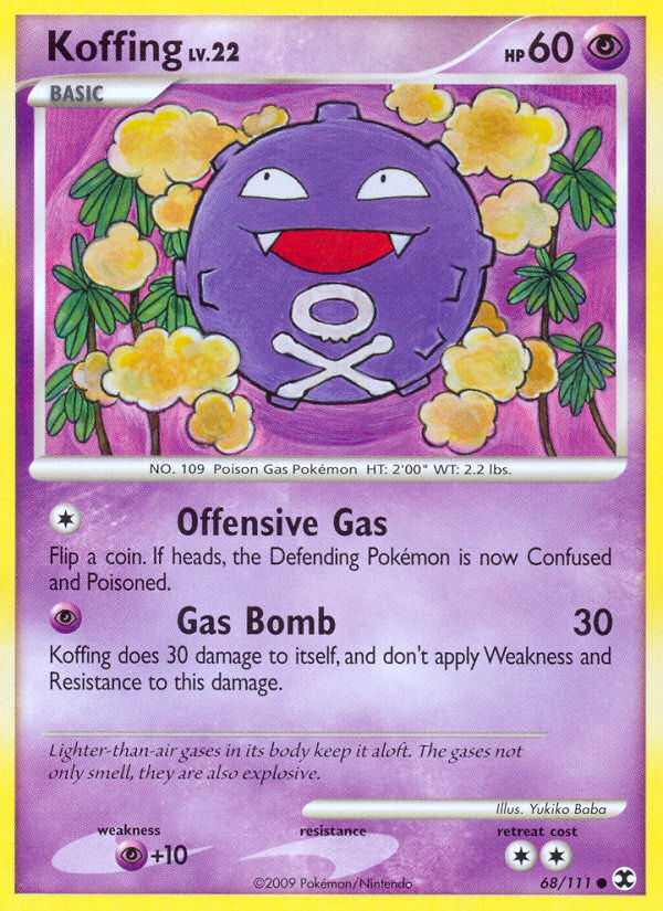 Koffing (68/111) [Platinum: Rising Rivals] | GnG Games