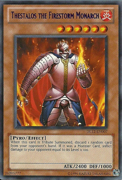 Thestalos the Firestorm Monarch (Purple) [DL12-EN007] Rare | GnG Games