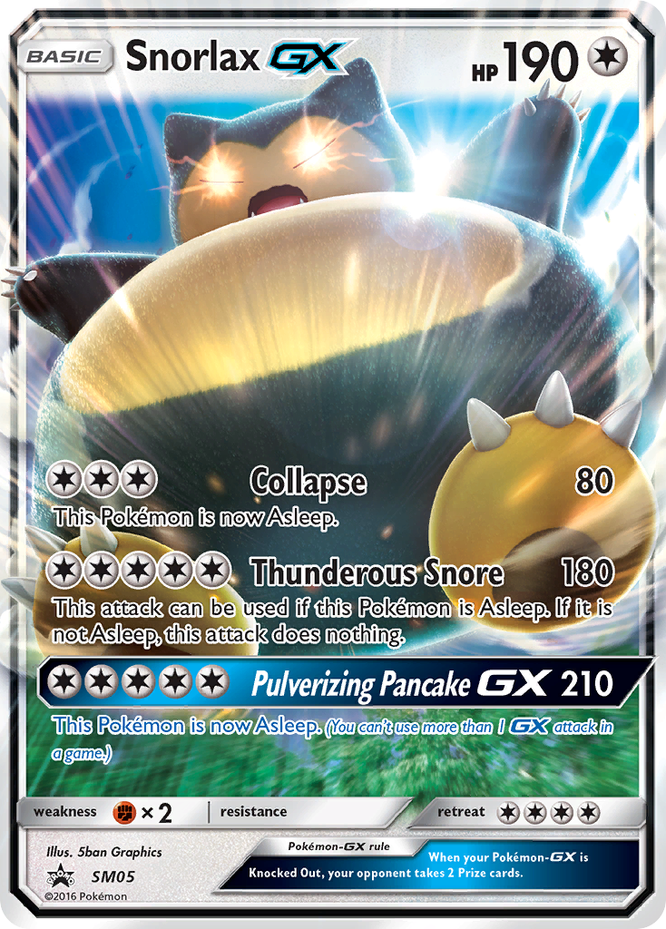 Snorlax GX (SM05) [Sun & Moon: Black Star Promos] | GnG Games