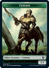 Centaur // Wolf Double-sided Token [Innistrad: Midnight Hunt Commander] | GnG Games