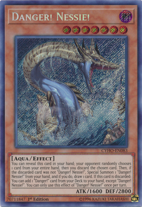 Danger! Nessie! [CYHO-EN083] Secret Rare | GnG Games