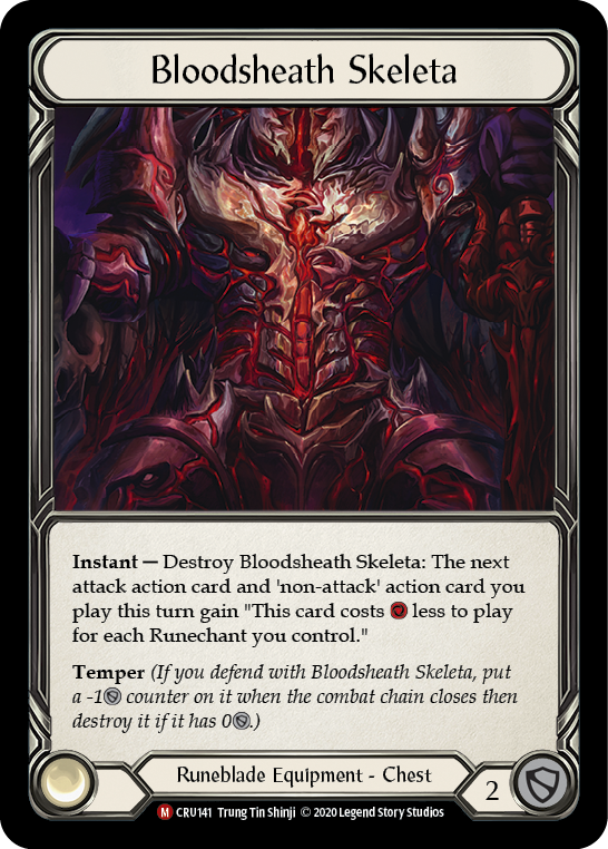 Bloodsheath Skeleta [CRU141] 1st Edition Cold Foil | GnG Games