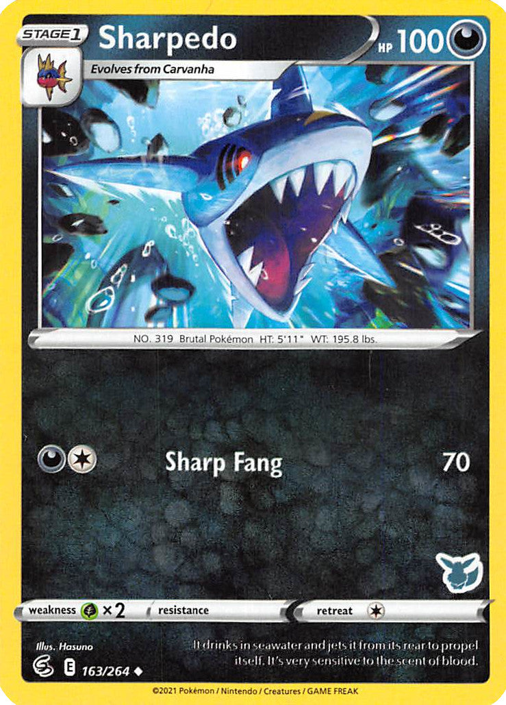 Sharpedo (163/264) (Eevee Deck) [Battle Academy 2022] | GnG Games