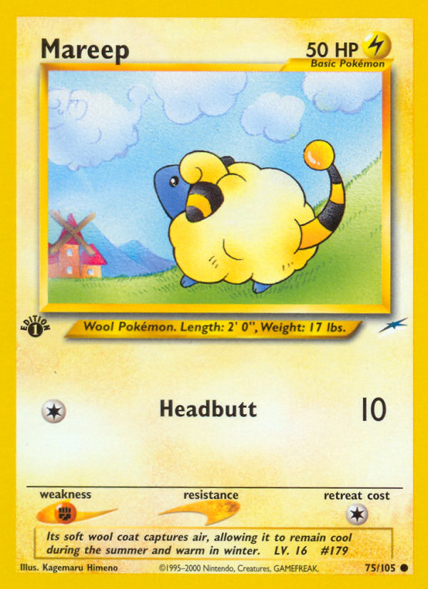 Mareep (75/105) [Neo Destiny 1st Edition] | GnG Games