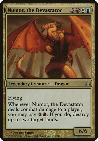 Numot, the Devastator (Oversized) [Commander 2011 Oversized] | GnG Games