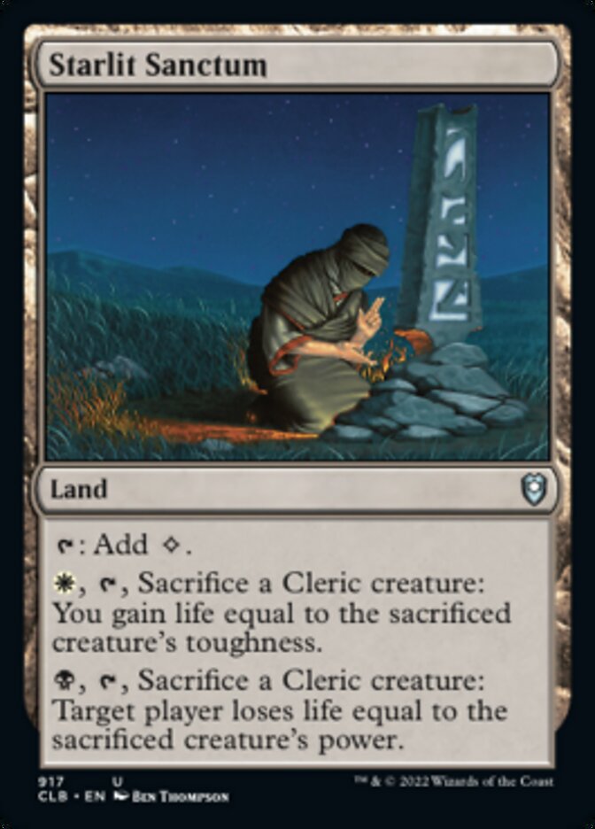Starlit Sanctum [Commander Legends: Battle for Baldur's Gate] | GnG Games