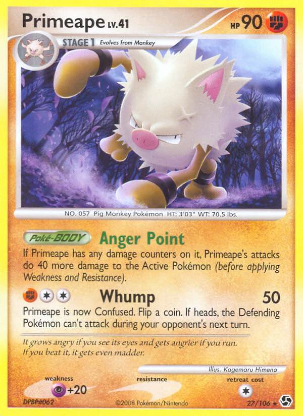 Primeape (27/106) [Diamond & Pearl: Great Encounters] | GnG Games