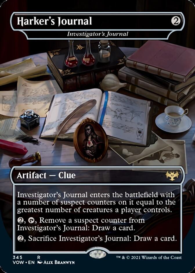 Investigator's Journal - Harker's Journal [Innistrad: Crimson Vow] | GnG Games