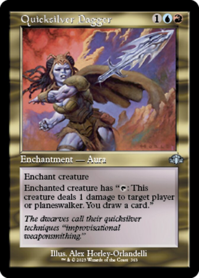 Quicksilver Dagger (Retro) [Dominaria Remastered] | GnG Games