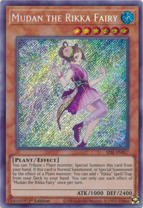 Mudan the Rikka Fairy [SESL-EN017] Secret Rare | GnG Games