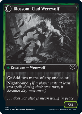 Weaver of Blossoms // Blossom-Clad Werewolf [Innistrad: Double Feature] | GnG Games