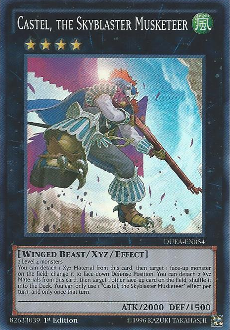 Castel, the Skyblaster Musketeer [DUEA-EN054] Super Rare | GnG Games