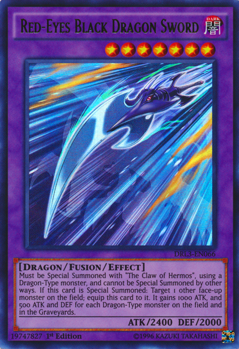 Red-Eyes Black Dragon Sword [DRL3-EN066] Ultra Rare | GnG Games