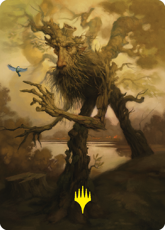 Treefolk Token Art Card (Gold-Stamped Signature) [The Lord of the Rings: Tales of Middle-earth Art Series] | GnG Games