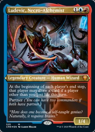Ludevic, Necro-Alchemist (Foil Etched) [Commander Legends] | GnG Games