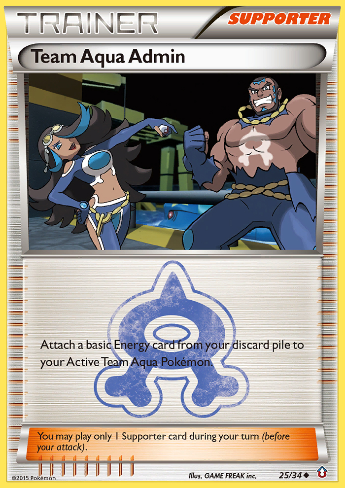 Team Aqua Admin (25/34) [XY: Double Crisis] | GnG Games