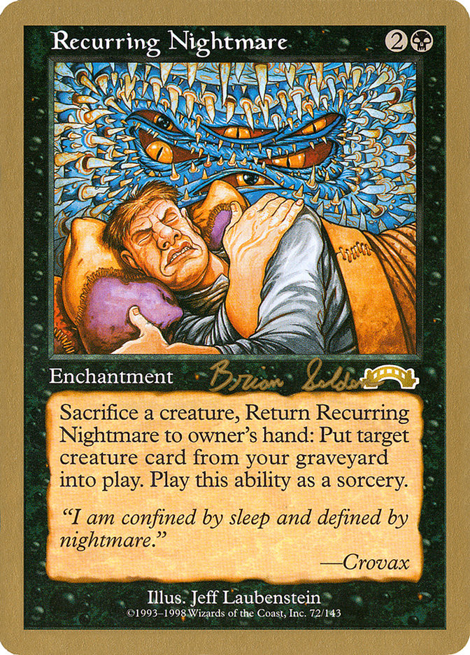 Recurring Nightmare (Brian Selden) [World Championship Decks 1998] | GnG Games