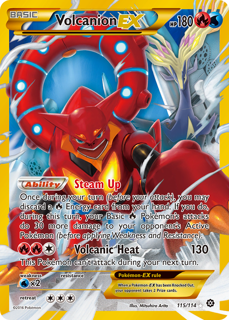 Volcanion EX (115/114) [XY: Steam Siege] | GnG Games