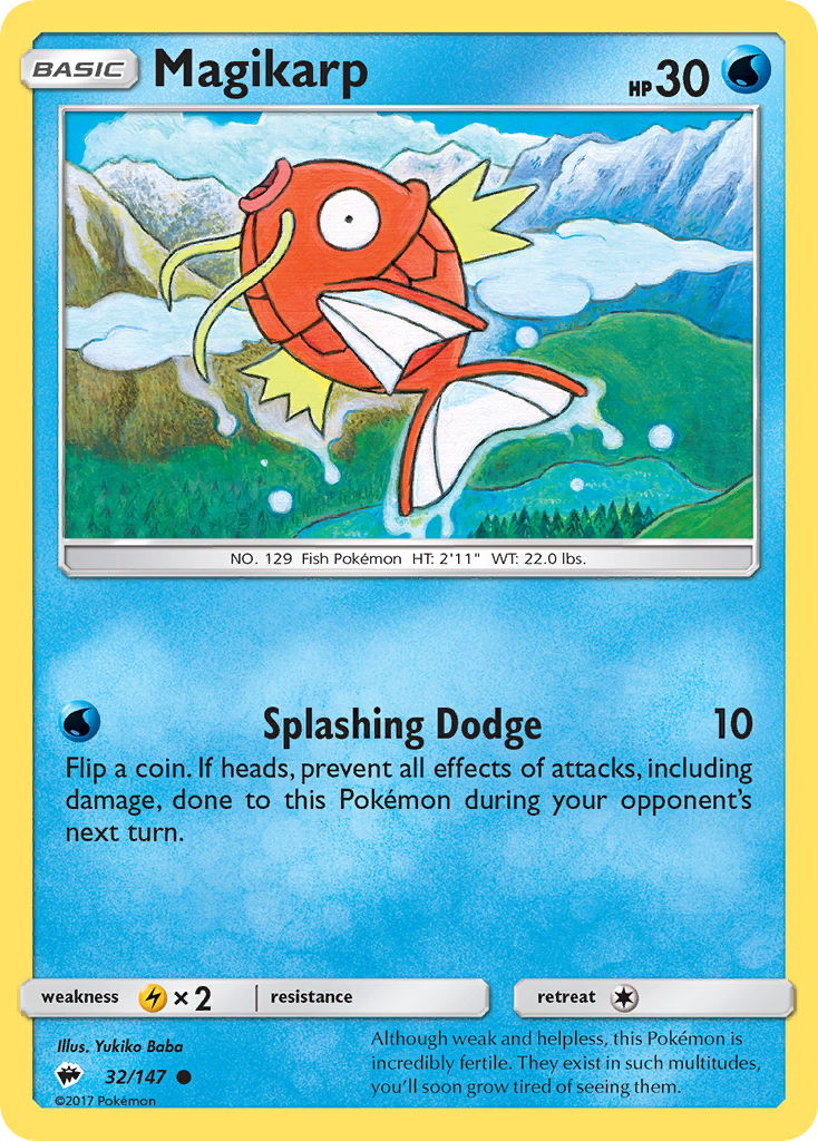 Magikarp (32/147) [Sun & Moon: Burning Shadows] | GnG Games