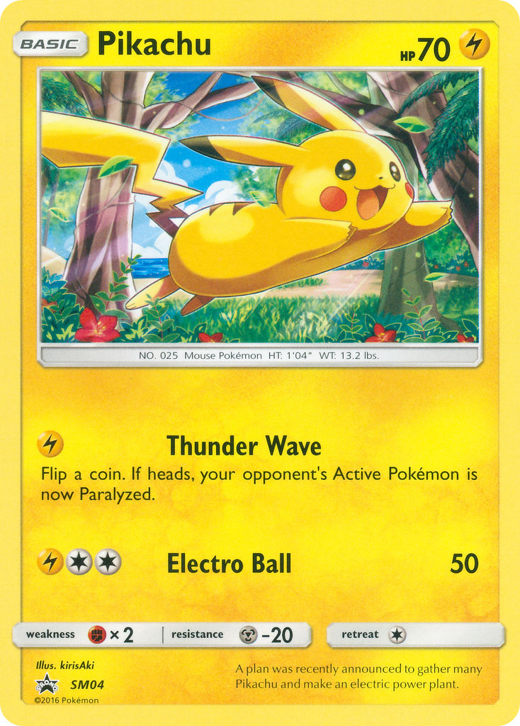 Pikachu (SM04) (Target Non Holo) [Sun & Moon: Black Star Promos] | GnG Games