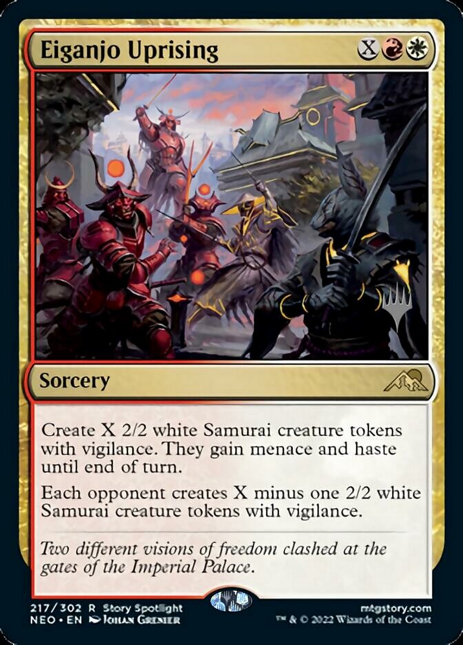 Eiganjo Uprising (Promo Pack) [Kamigawa: Neon Dynasty Promos] | GnG Games