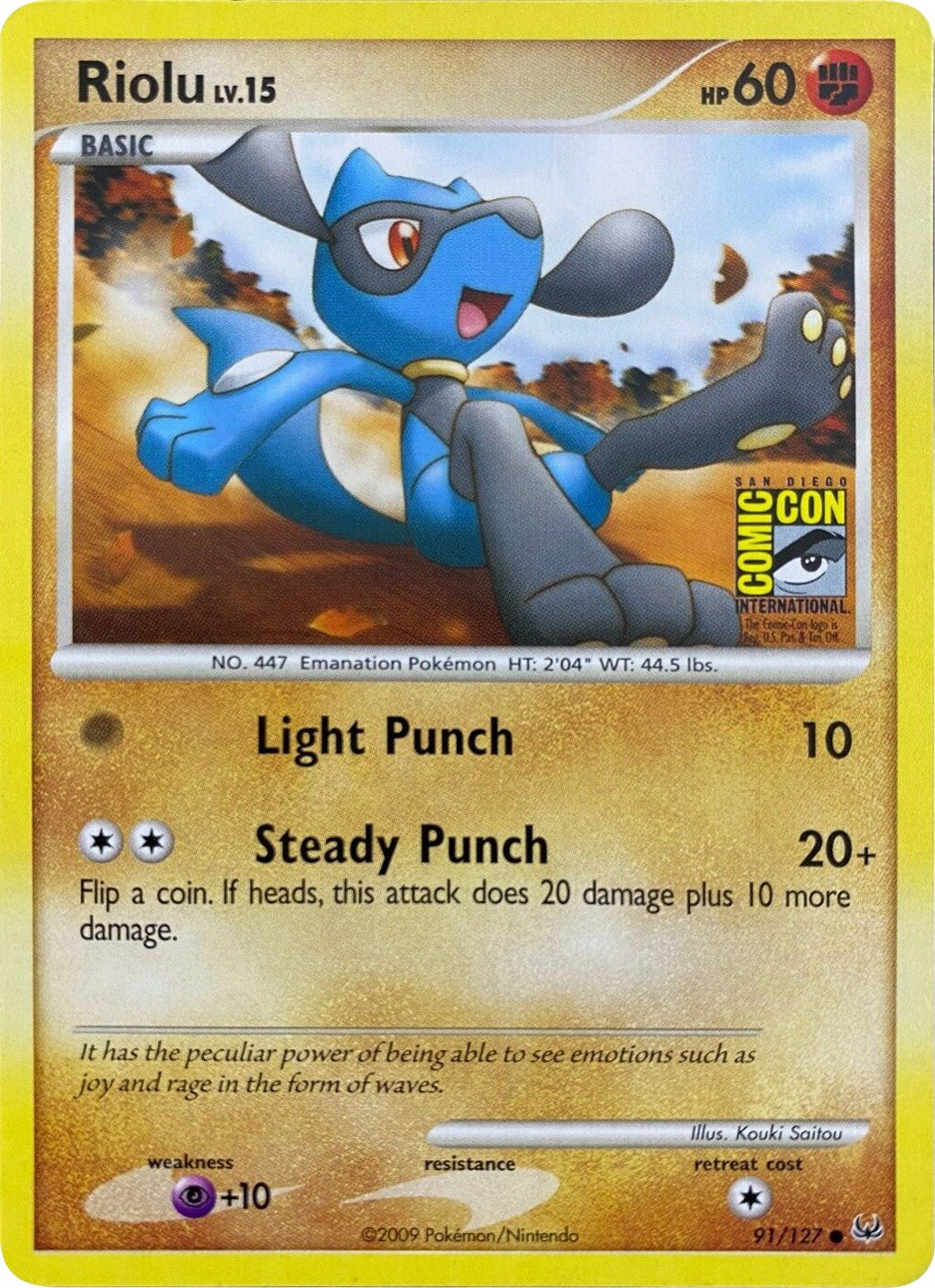 Riolu (91/127) (SDCC 2009) [Platinum: Base Set] | GnG Games