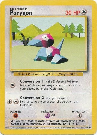 Porygon (39/102) [Base Set Unlimited] | GnG Games