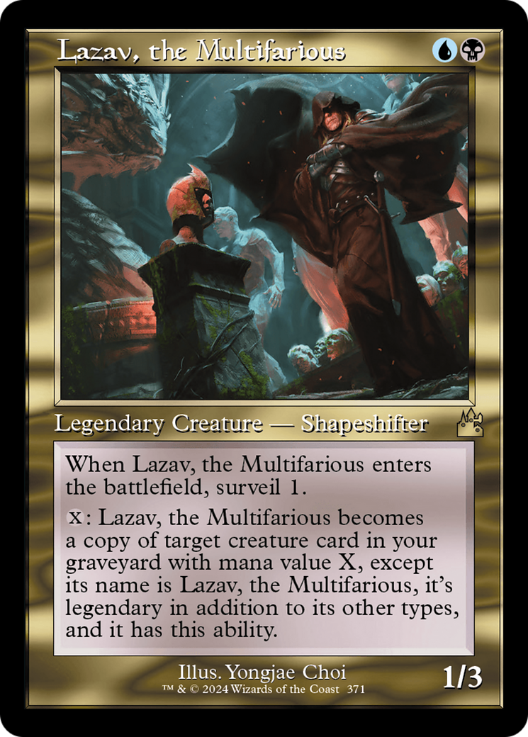 Lazav, the Multifarious (Retro Frame) [Ravnica Remastered] | GnG Games