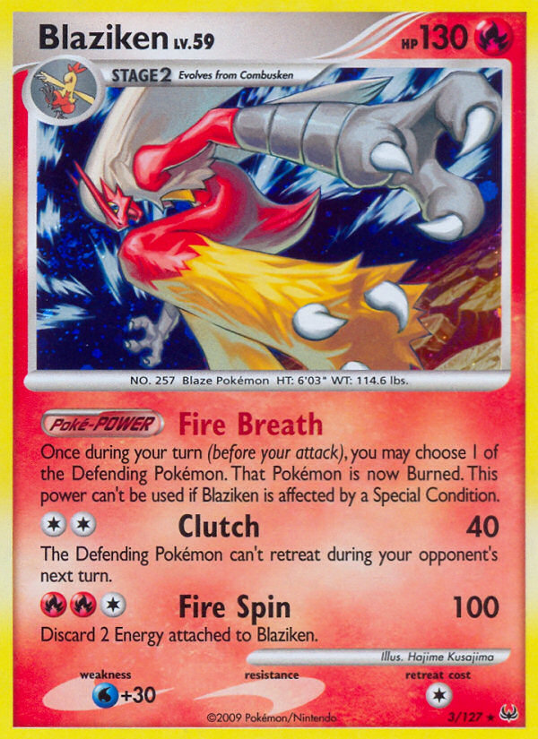 Blaziken (3/127) [Platinum: Base Set] | GnG Games