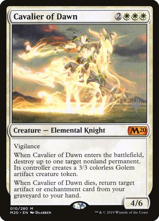 Cavalier of Dawn [Core Set 2020 Promos] | GnG Games