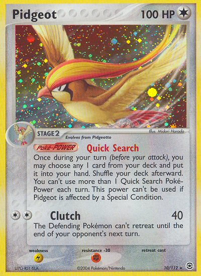 Pidgeot (10/112) [EX: FireRed & LeafGreen] | GnG Games