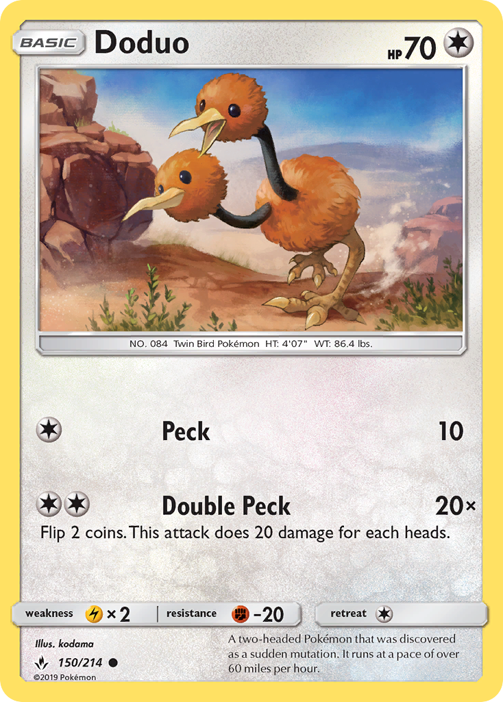 Doduo (150/214) [Sun & Moon: Unbroken Bonds] | GnG Games