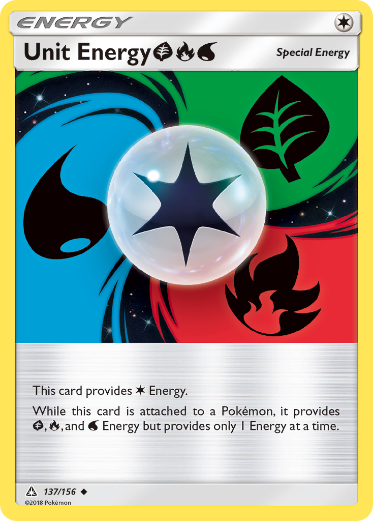 Unit Energy (137/156) (Grass, Fire, Water) [Sun & Moon: Ultra Prism] | GnG Games