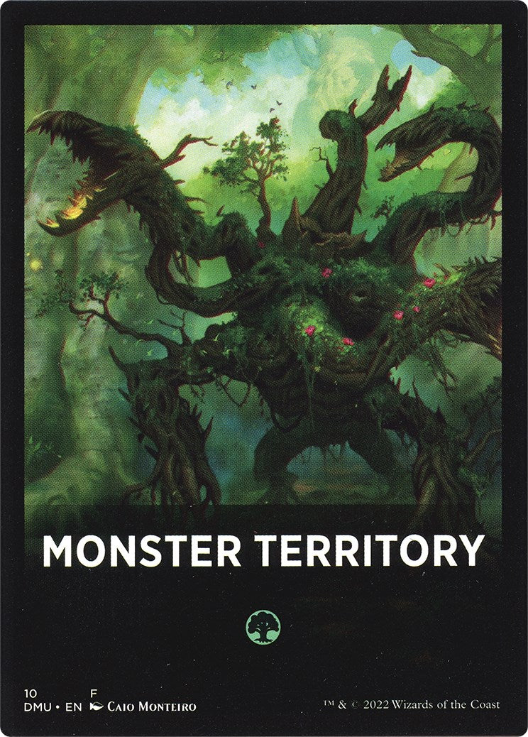 Monster Territory Theme Card [Dominaria United Tokens] | GnG Games