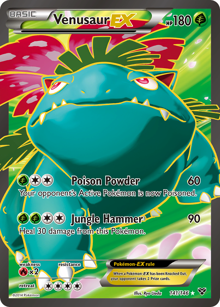 Venusaur EX (141/146) [XY: Base Set] | GnG Games