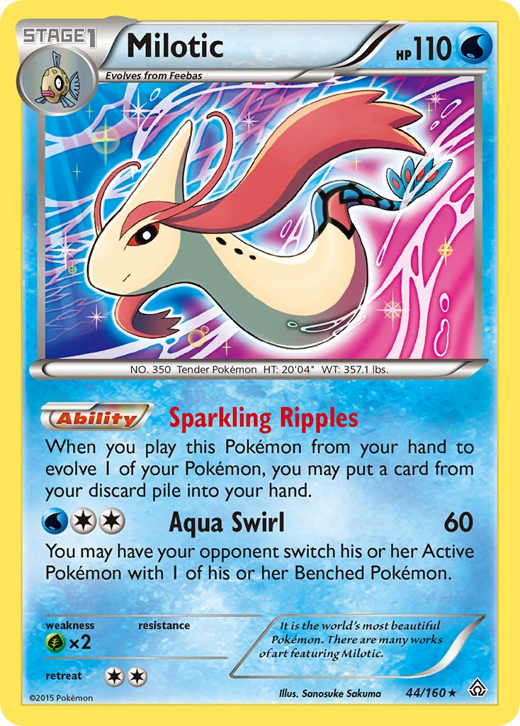 Milotic (44/160) (Theme Deck Exclusive) [XY: Primal Clash] | GnG Games