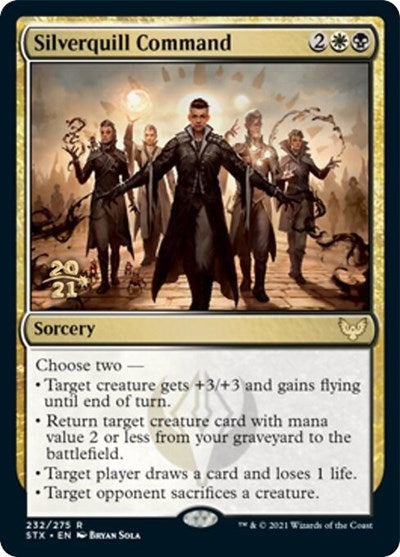 Silverquill Command [Strixhaven: School of Mages Prerelease Promos] | GnG Games