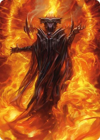 Sauron, the Dark Lord Art Card [The Lord of the Rings: Tales of Middle-earth Art Series] | GnG Games