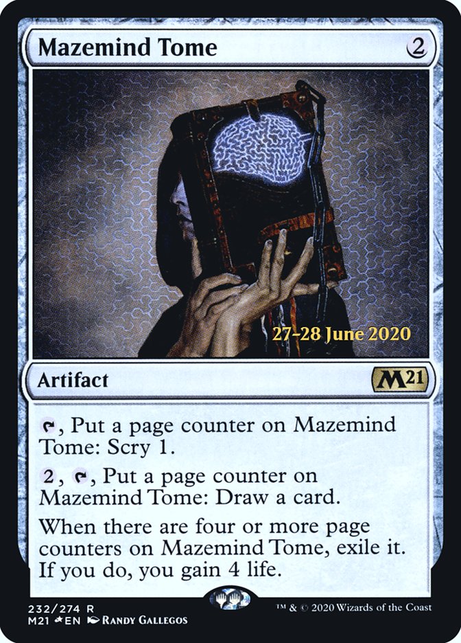 Mazemind Tome  [Core Set 2021 Prerelease Promos] | GnG Games