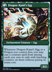 The Dragon-Kami Reborn // Dragon-Kami's Egg [Kamigawa: Neon Dynasty Prerelease Promos] | GnG Games