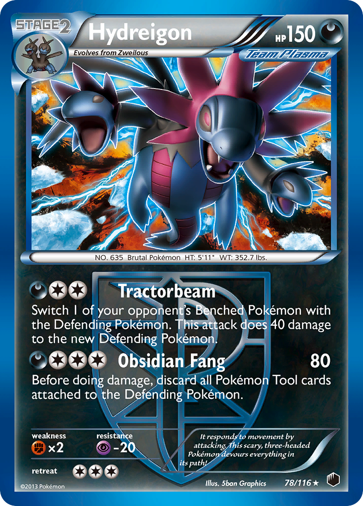 Hydreigon (78/116) [Black & White: Plasma Freeze] | GnG Games