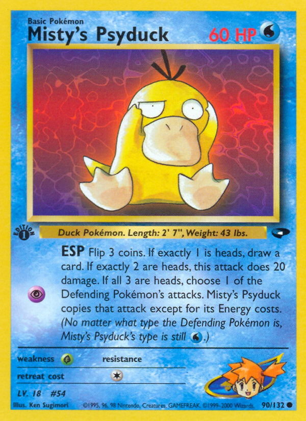 Misty's Psyduck (90/132) [Gym Challenge 1st Edition] | GnG Games