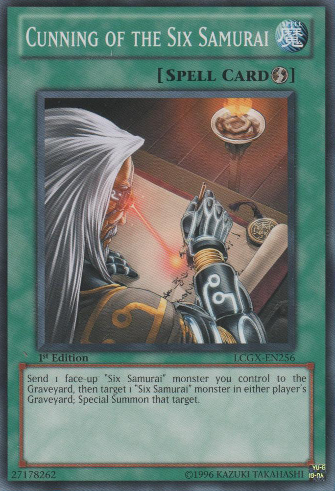 Cunning of the Six Samurai [LCGX-EN256] Common | GnG Games