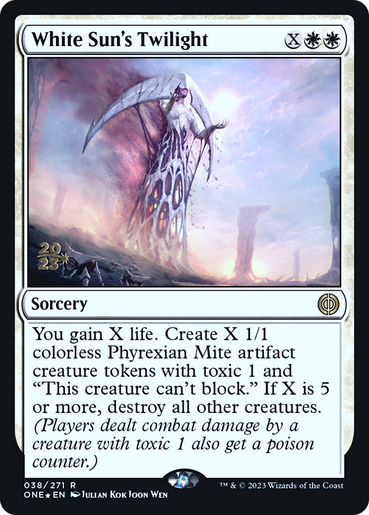 White Sun's Twilight [Phyrexia: All Will Be One Prerelease Promos] | GnG Games