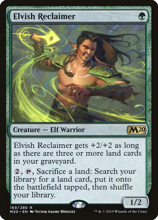 Elvish Reclaimer [Core Set 2020] | GnG Games