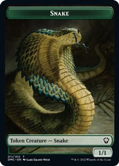 Snake // Hydra Double-sided Token [Dominaria United Commander Tokens] | GnG Games